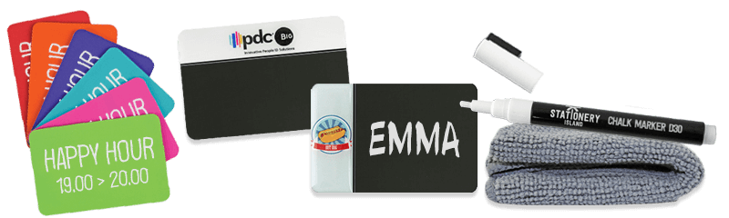 Chalkboard Badges