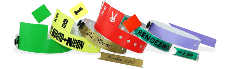 Wristbands with Tabs