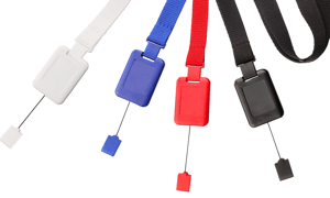 Flat 15mm Break-Away Lanyards with SlimReel System