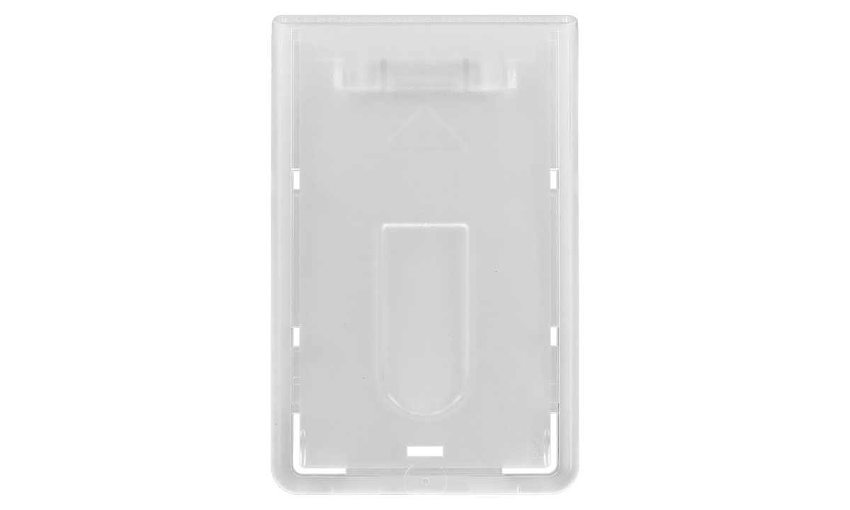 Premium Vertical Rigid One-Card Holder with Thumb notches