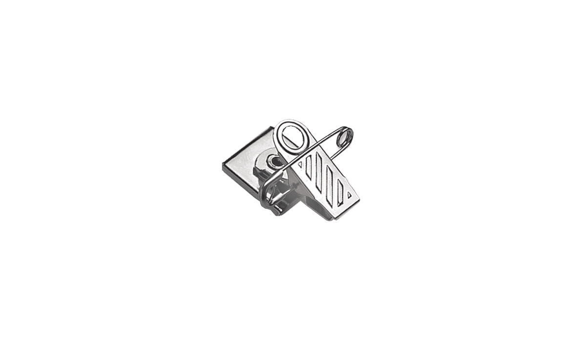 Rotating Pin-Clip Attachment with Foam Tape