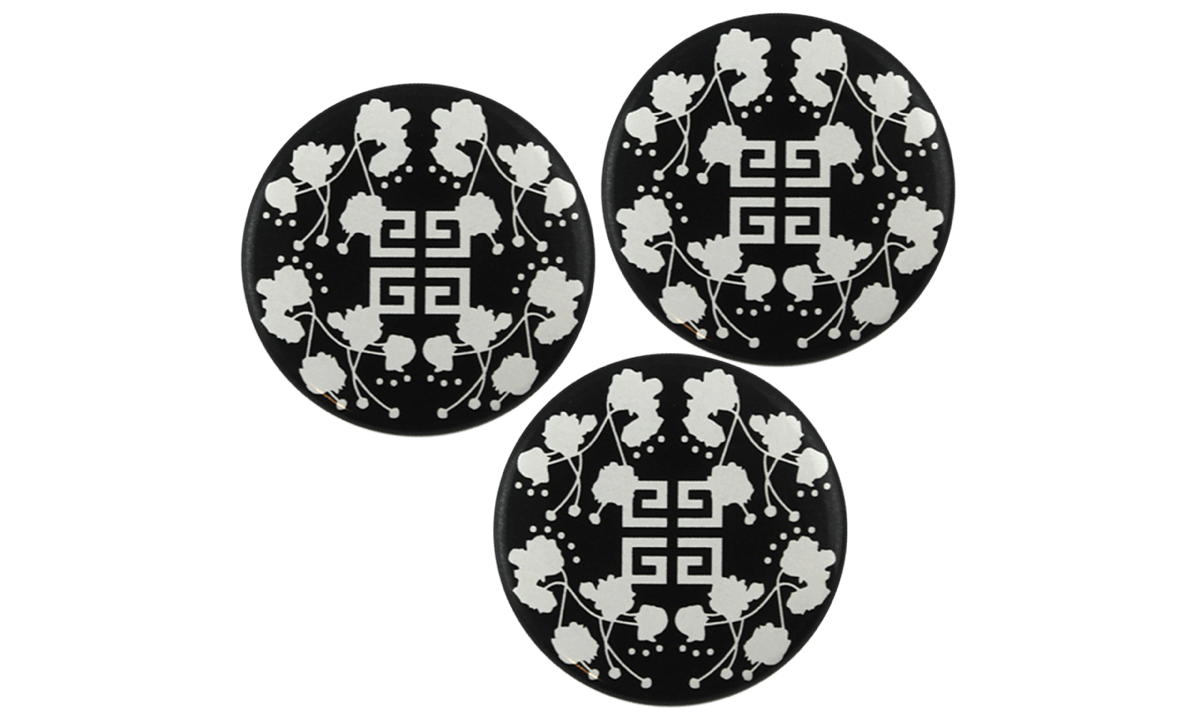 Button badges 38mm, round