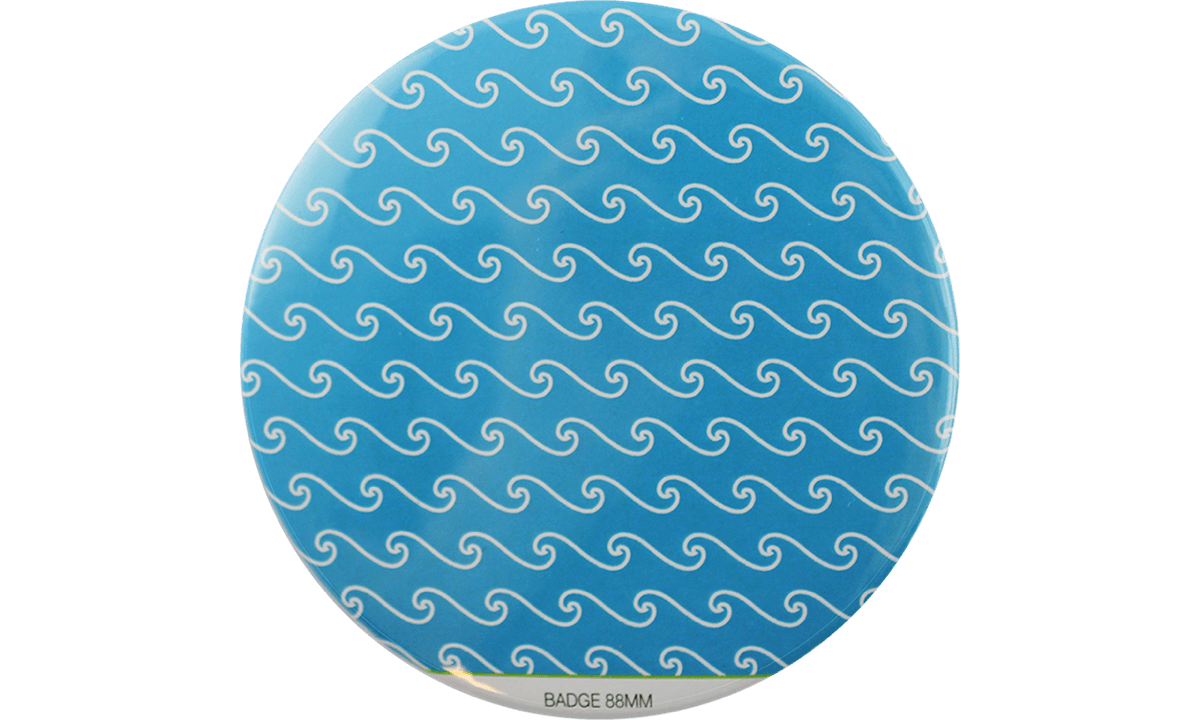 Button badges 88mm, round