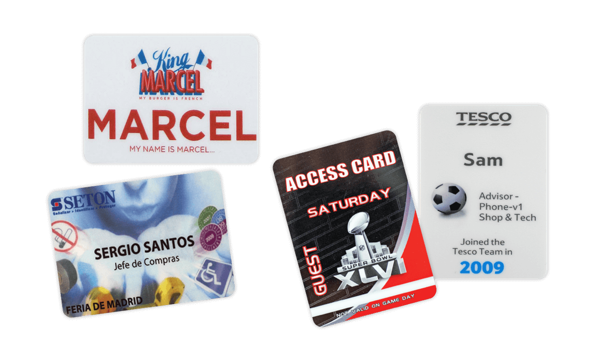 Event Badge 55mm X 75mm