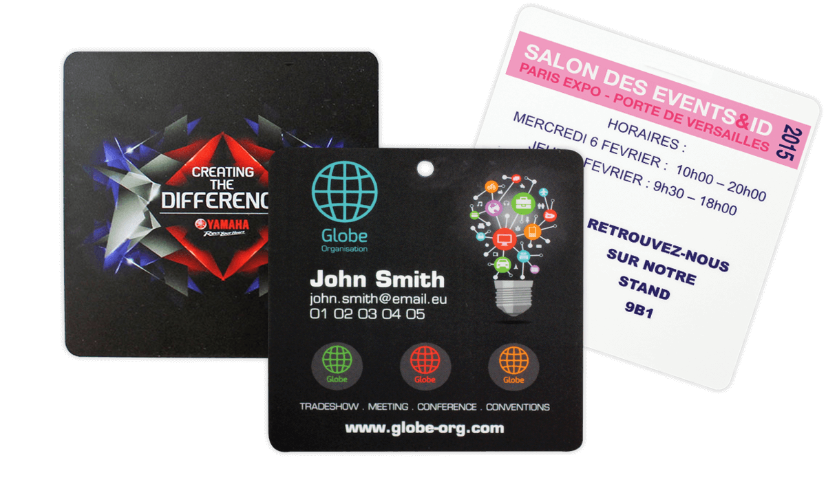 Event Badge 95mm X 98mm