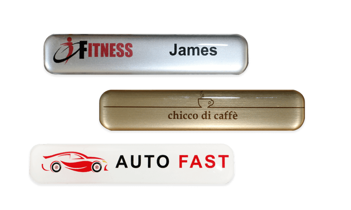 Premium Impress Name Badge, 75 X 15 mm