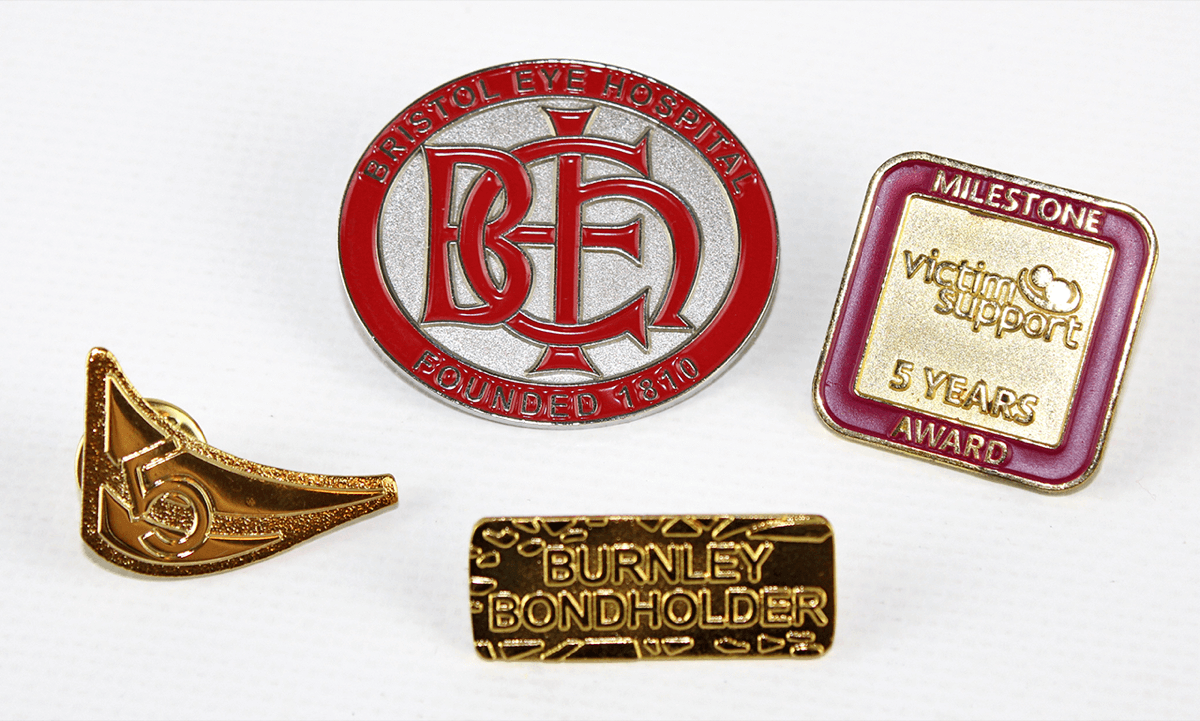 SandBlasted Metal Badges