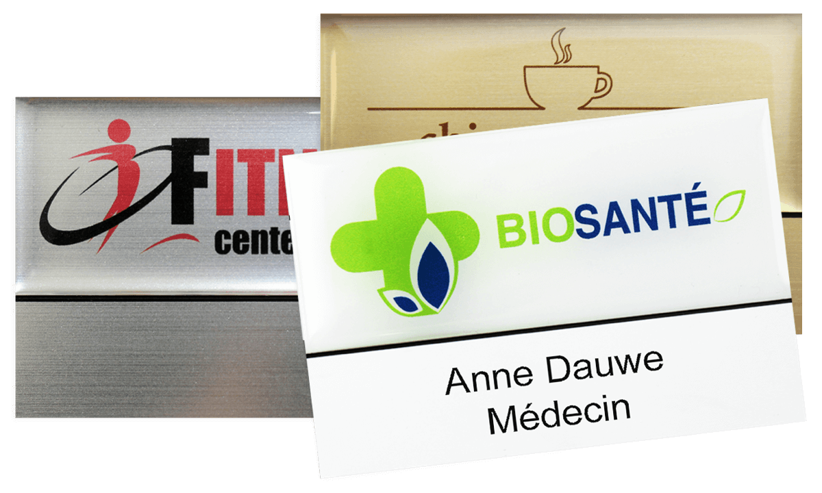 Premium Reusable Name Badge, 75 X 50 mm, 18 mm sticky label
