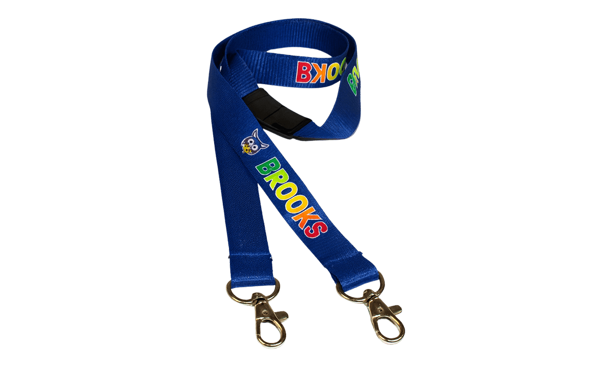 Custom 15mm True Color Open-Ended Ribbed Polyester Lanyards - Full Colour Print