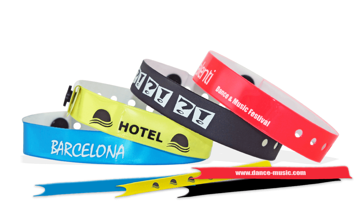 Custom Vinyl wristbands 13 mm