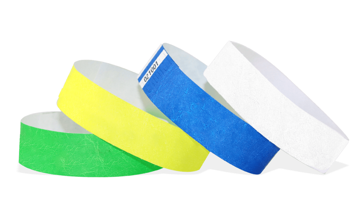 Tyvek wristbands 19 mm