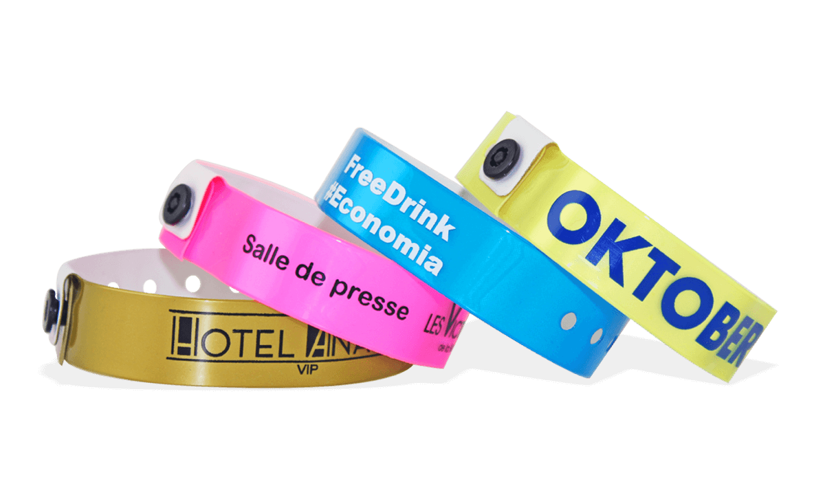 Custom Vinyl Wristbands, 19 mm