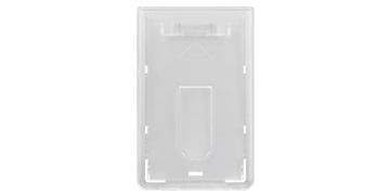 Premium Vertical Rigid One-Card Holder with Thumb notches