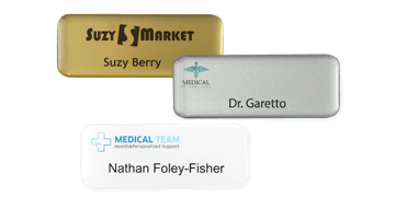 Premium Impress Name Badge, 65 X 25 mm