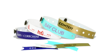 Custom Plastic wristbands 13 mm