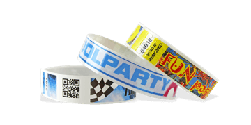 Full-Colour Bar code wristbands NVS 19mm (Glossy finish)
