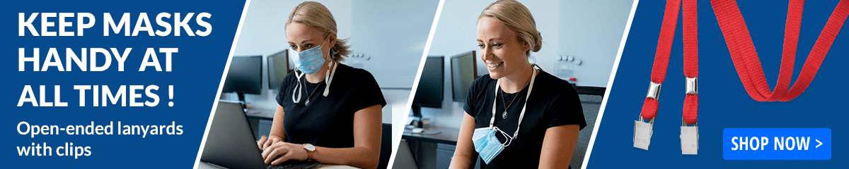 Double Bulldog Clip Lanyards